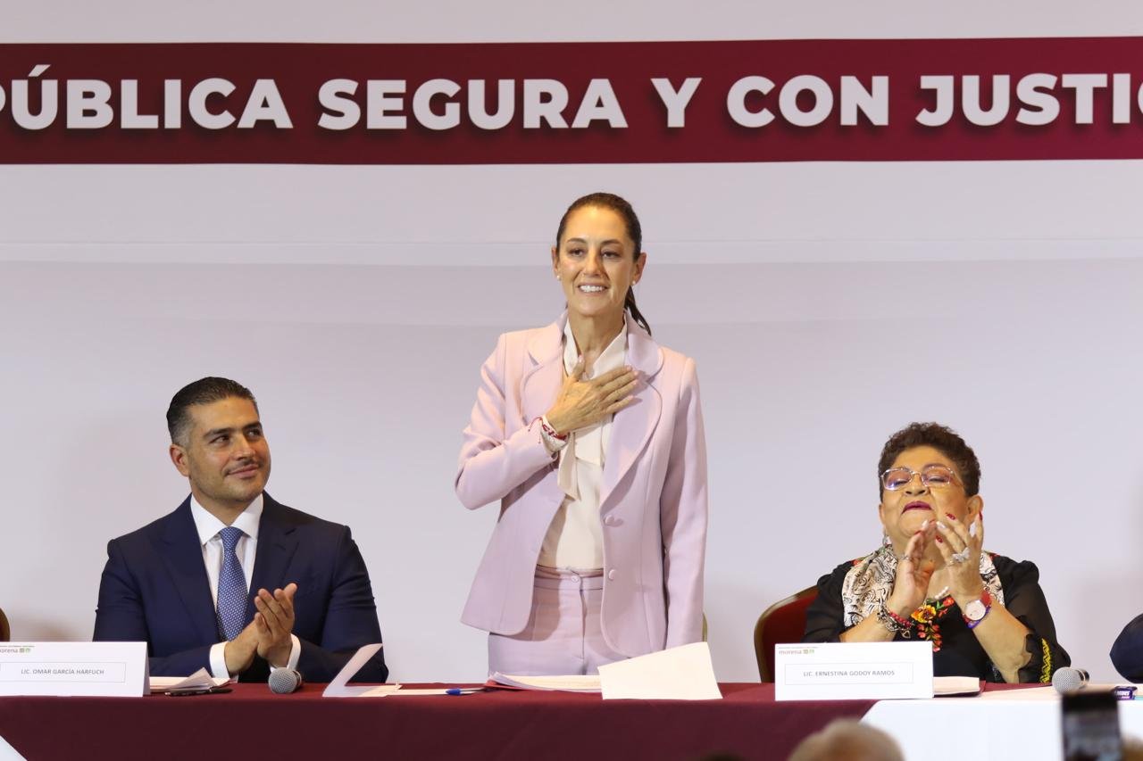 Presenta Sheinbaum su plan de seguridad y justicia
