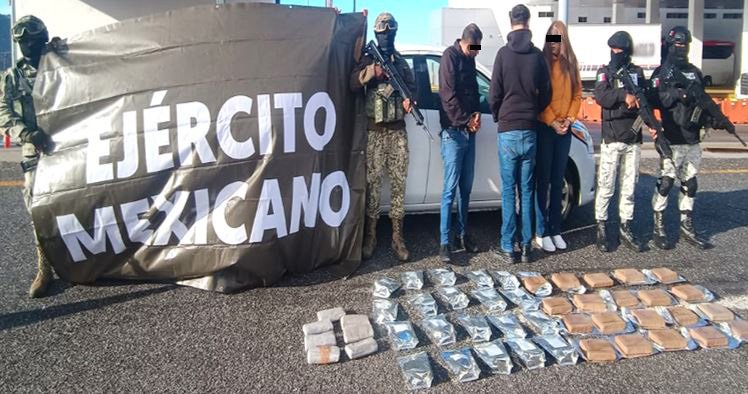 Decomisan 42 kg de fentanilo con valor de 300 mdp, en Baja California