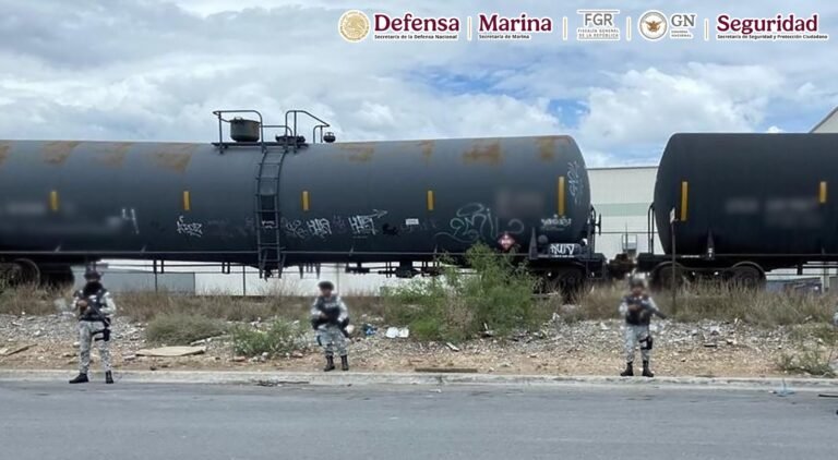Agentes de seguridad asegurán más de 15 millones de litros de combustible en Coahuila