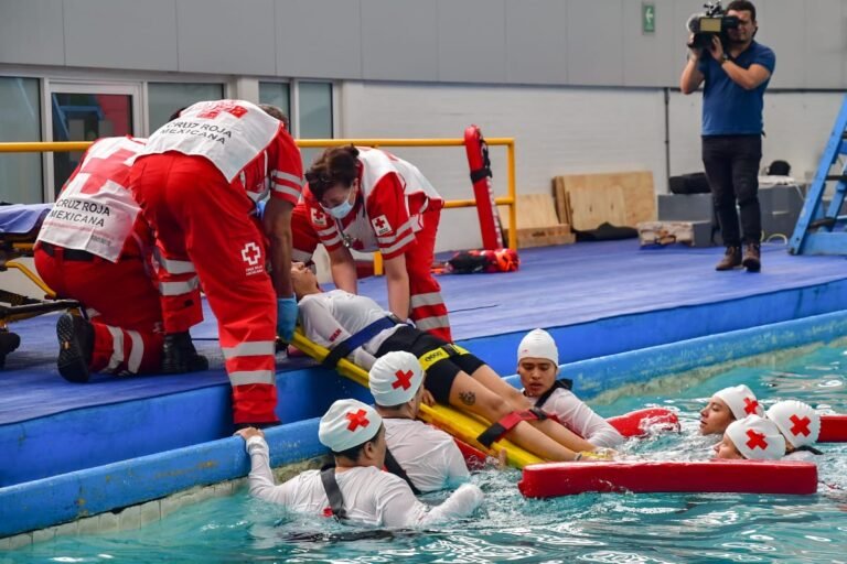 Cruz Roja Mexicana promueve medidas preventivas y de salvamento para evitar ahogamientos