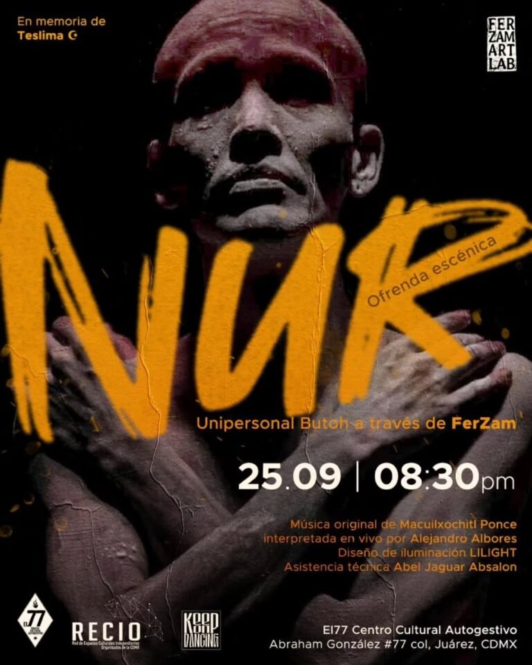 FerZam ArtLab invita a una inmersión al duelo y la memoria a través de la danza butoh