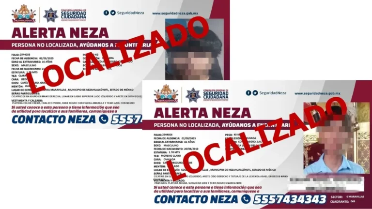 Rescatan a dos jovenes de 16 años víctimas de un intento de reclutamiento criminal en Nezahualcóyotl