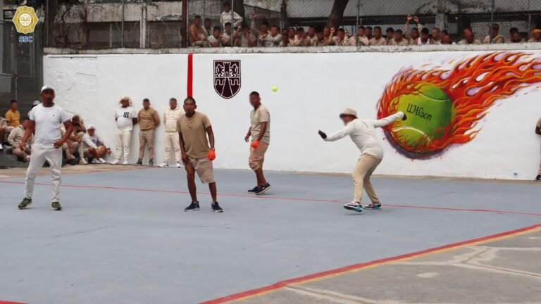 Internos de distintos reclusorios participan en el segundo torneo de Frontón