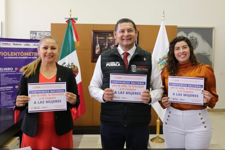 Gobierno de Puebla se suma al Compromiso Nacional para Defender a las Mujeres con Perspectiva de Paz y Confianza