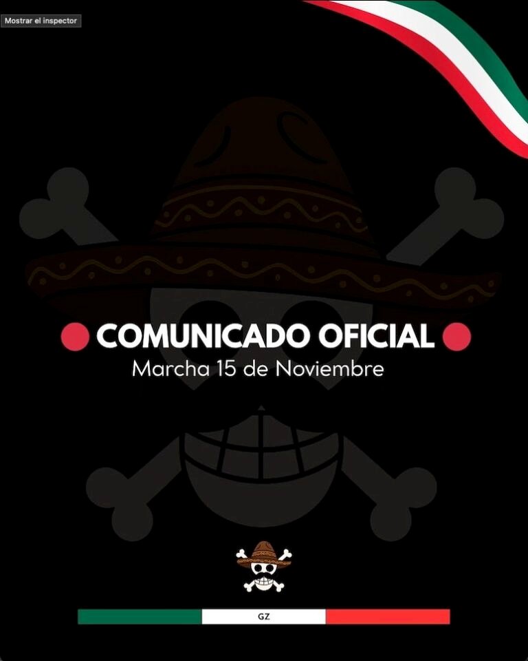 Anuncian Mega Marcha de la Generación Z en CDMX