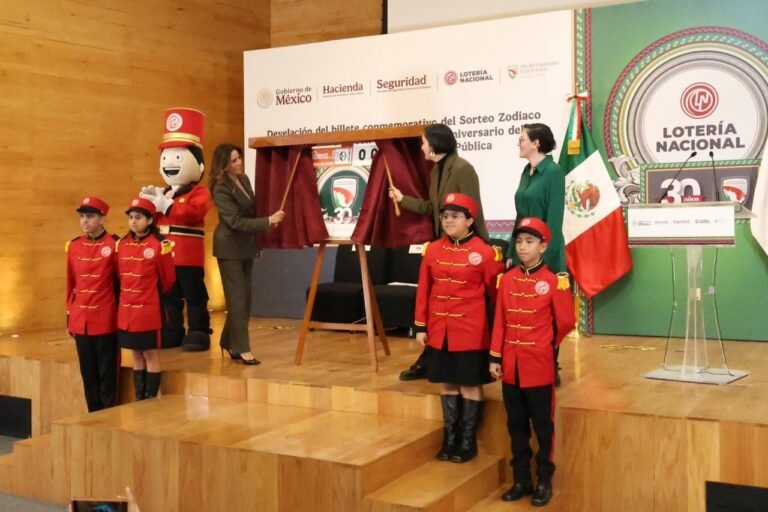 Tres décadas del Sistema Nacional de Seguridad Pública celebrados en billete conmemorativo de Lotería Nacional