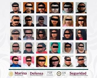 En Querétaro, caen 30 integrantes de una red criminal de narcomenudeo y reclutamiento