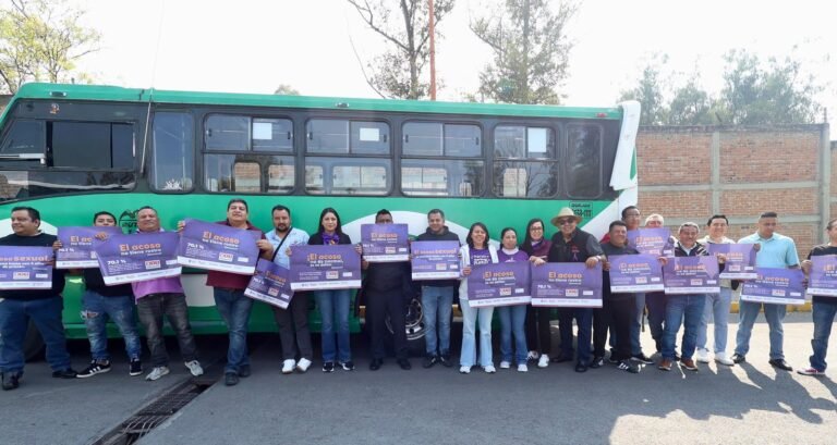Tlalnepantla se suma a la campaña estatal en el transporte público, “Nos Movemos Seguras”
