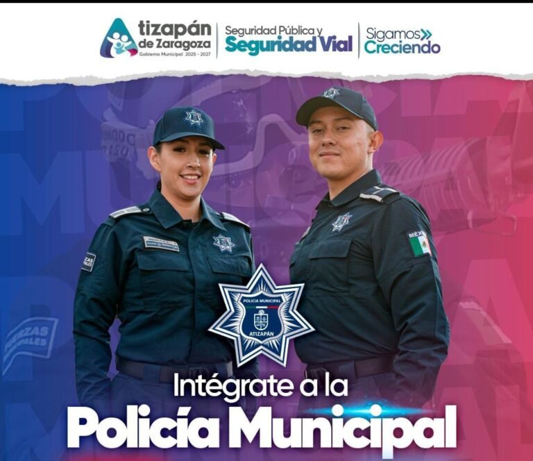 Atizapán lanza convocatoria para fortalecer su cuerpo de seguridad; ofrece sueldo, aguinaldo y prestaciones competitivas