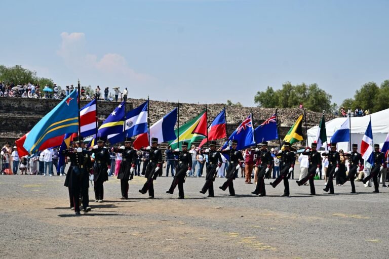 Delfina Gómez enciende el Fuego Nuevo en Teotihuacán rumbo a los Juegos Centroamericanos y del Caribe 2026