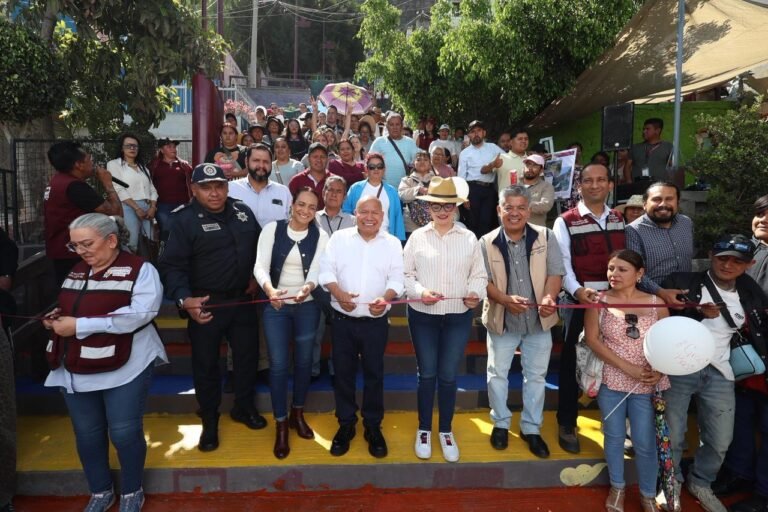 Raciel Pérez Cruz entrega obra de infraestructura urbana y de seguridad en el oriente para dignificar la vida de familias