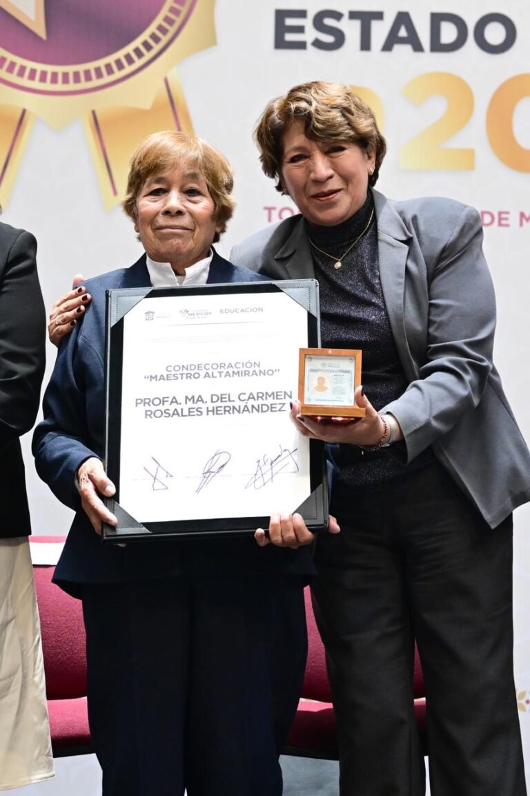 Reconoce Gobernadora Delfina Gómez trayectoria y vocación de maestras y maestros con la “Presea de Honor Estado de México 2026”