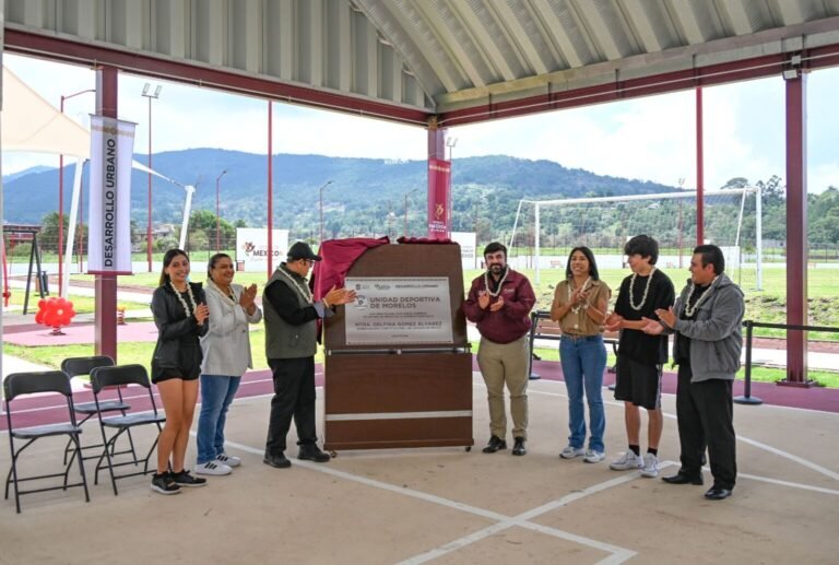 “2026, Año de las Obras en EdoMéx” se consolida con más espacios deportivos: 21.2 mdp en la rehabilitación de la Unidad Deportiva de Morelos