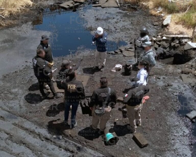 Aseguran más de 173 mil litros de hidrocarburo clandestino y tomas ilícitas en Mineral de la Reforma