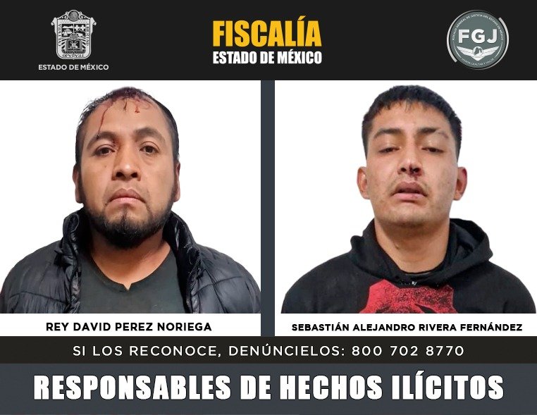 Dan 17 años de cárcel a dos integrantes de “Los Ticos” banda de robo de autos con violencia en Atizapán Edomex