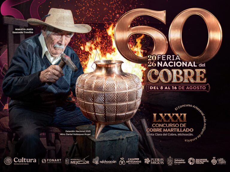 Santa Clara del Cobre celebra seis décadas de tradición con la 60 Feria Nacional del Cobre