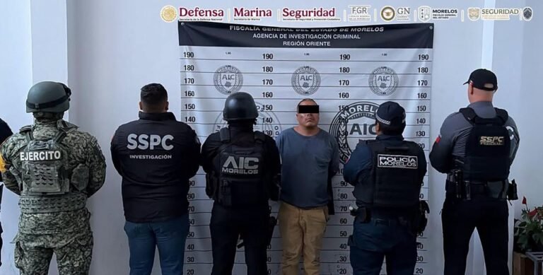 Detienen a probable feminicida de joven española en Cuautla