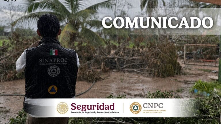 Protección Civil vigila zona con potencial ciclónico en el Pacífico