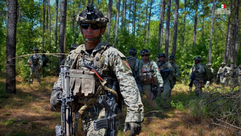 Militares mexicanos participan en ejercicio conjunto con EU
