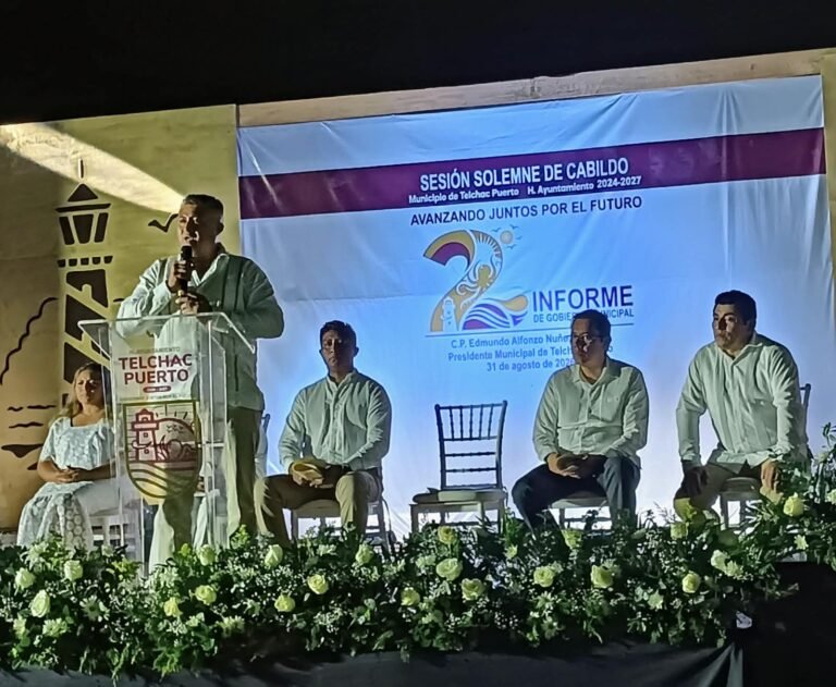 Telchac Puerto avanza con transparencia y apoyo directo a sus familias en el Segundo Informe de Gobierno
