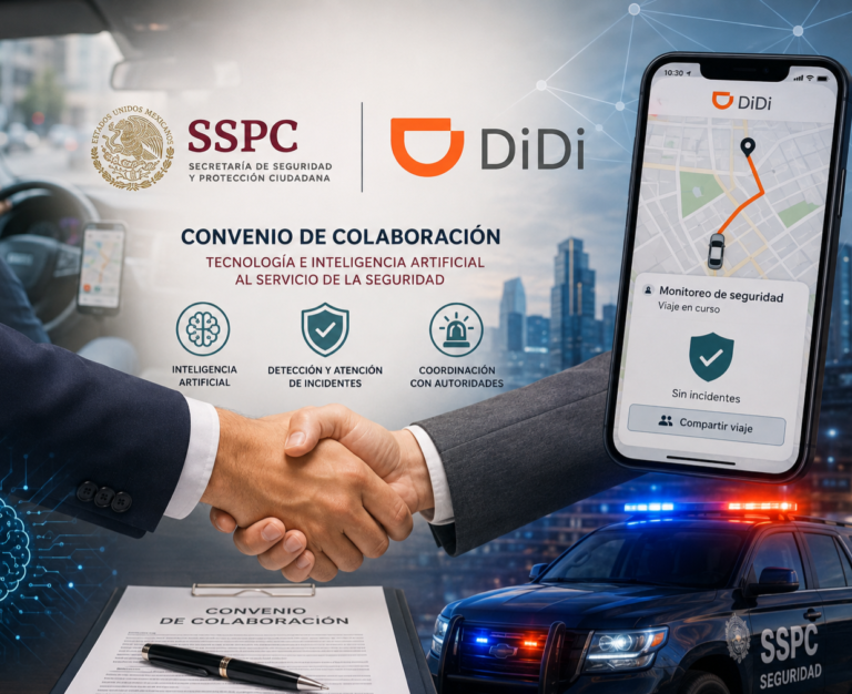 SSPC y DiDi se alían para reforzar la seguridad con Inteligencia Artificial