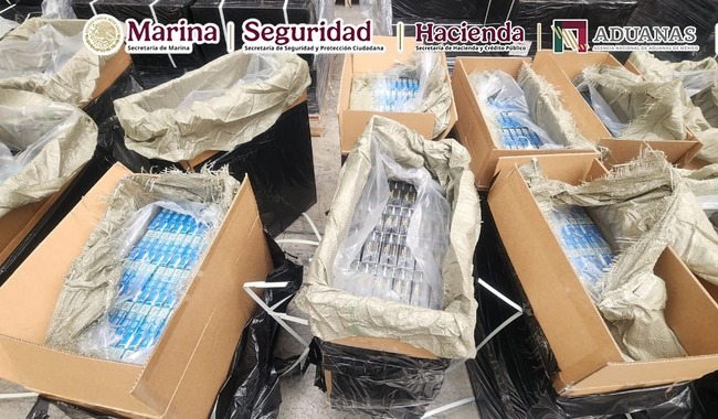 Aseguran casi 4 millones de cigarros apócrifos en operativos de las aduanas del AICM y Lázaro Cárdenas