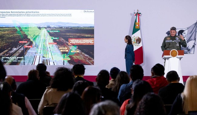 Anuncia Sheinbaum 750 mmdp para construir trenes de pasajeros