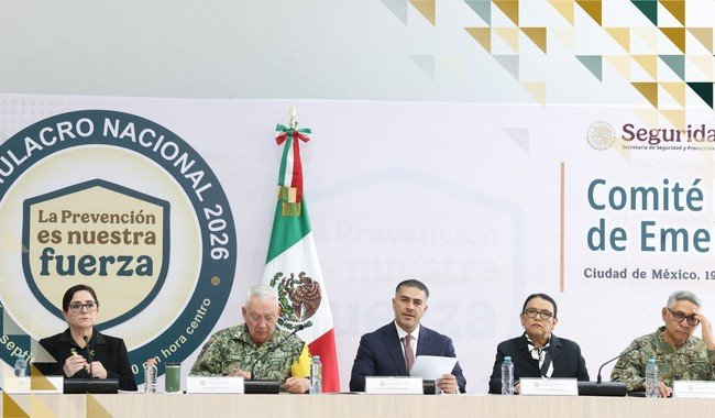 Simulacro Nacional 2026 moviliza a 33 millones de personas