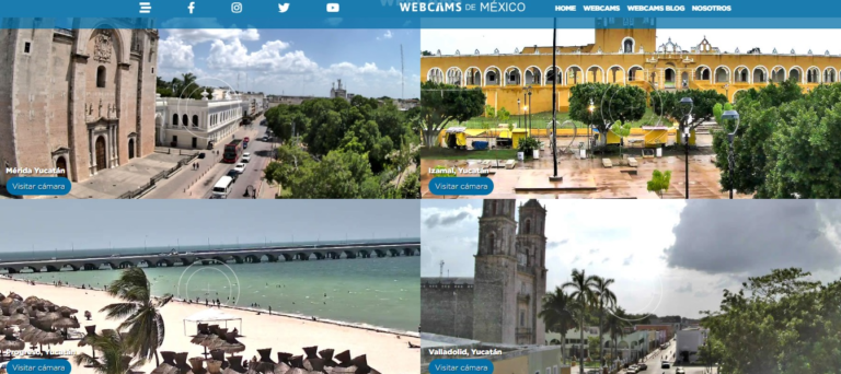 Yucatán suma cuatro destinos a Webcams de México