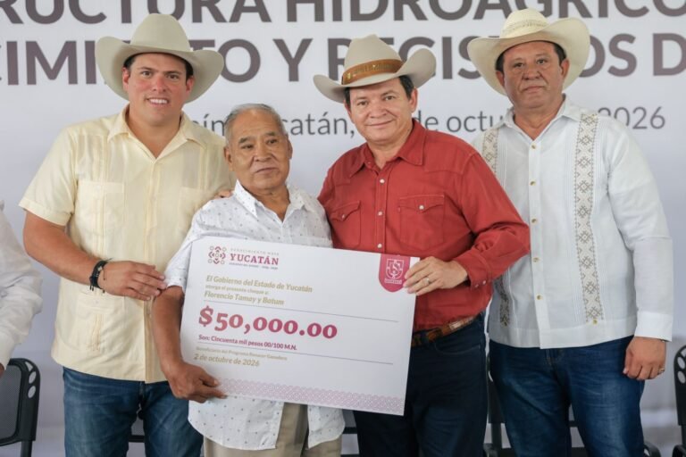 Yucatán fortalece al sector ganadero con apoyos e infraestructura