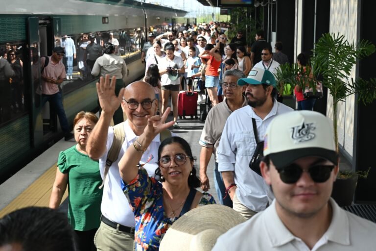 Tres millones de pasajeros han viajado en el Tren Maya