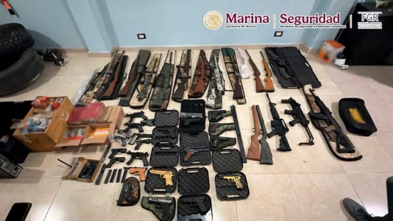 Cinco cateos dejan cuatro detenidos y decomiso de armas y drogas