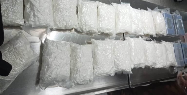 Decomisan droga valuada en más de 9 millones de pesos en el AICM