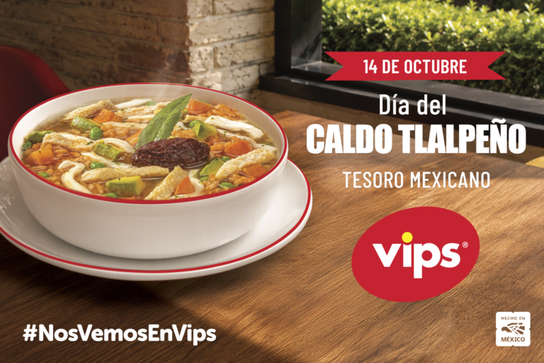 Vips venderá el Caldo Tlalpeño grande a 89 pesos durante una semana