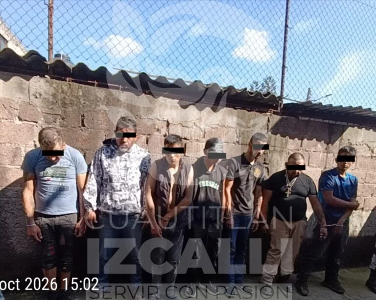 Operativos de la Policía Municipal de Izcalli lograron la detención de 10 personas, aseguraron drogas y motocicletas robadas