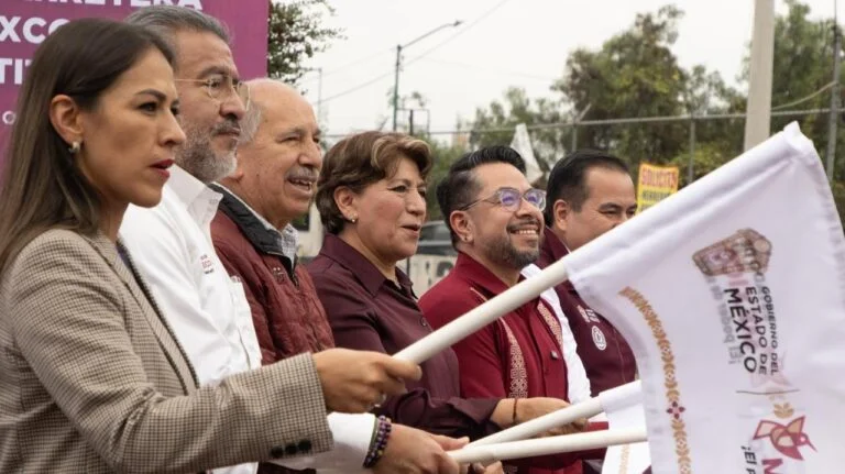 Acompaña alcalde Daniel Serrano a la Gobernadora en informe ante 45 mil asistentes, y en arranque de obra para Izcalli