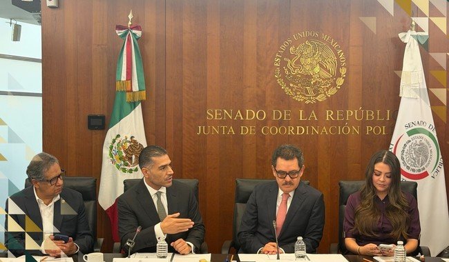 García Harfuch presenta al Senado resultados de seguridad: 36 mil armas aseguradas y 2 mil 792 laboratorios desmantelados